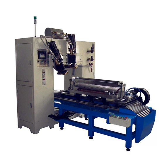 自動扶梯弧面踏板專用點焊機