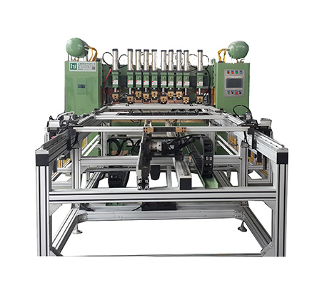 倉儲籠龍門雙網模交替排焊機