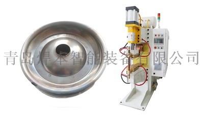 青島焊本車輪點焊機焊接效果