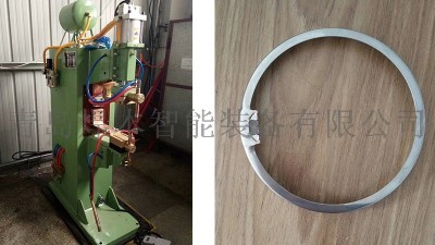 青島焊本安裝調試燃氣灶火焰護罩點焊機